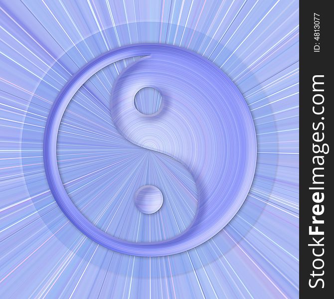 Ying and yang as a symbol of infinity