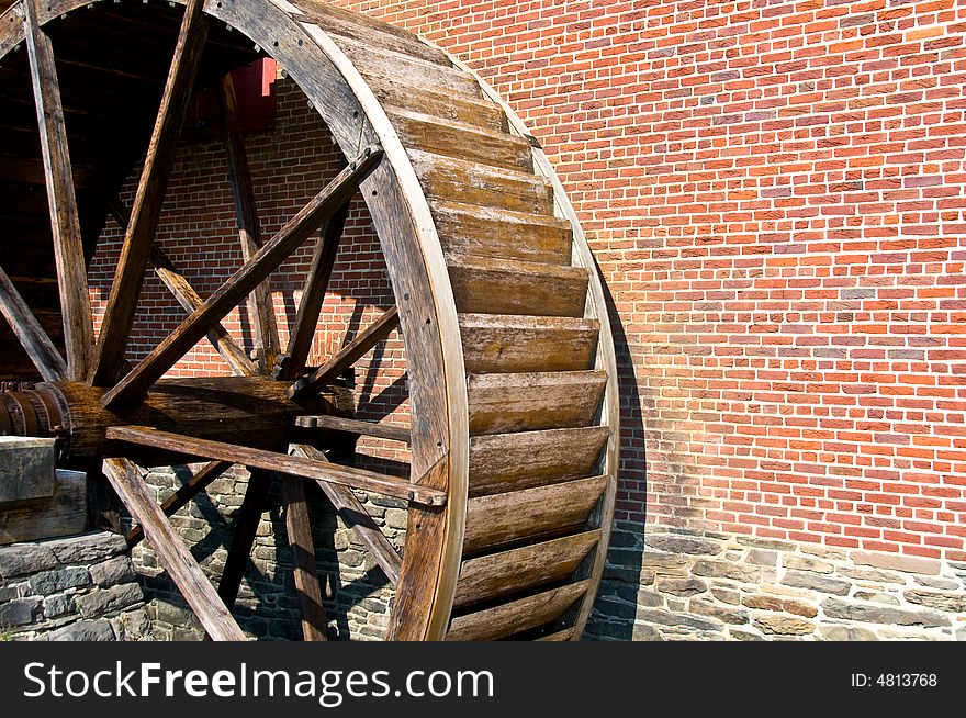 Old mill wheel
