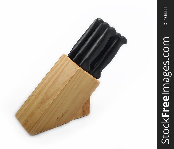 Knife Block And Knives