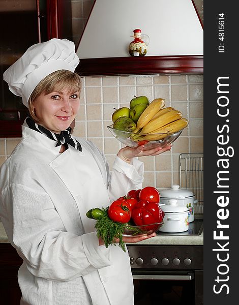 Kitchen woman