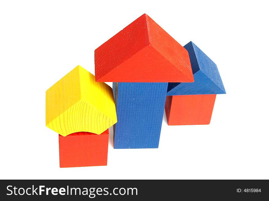 Toy Cubes As The Small Houses