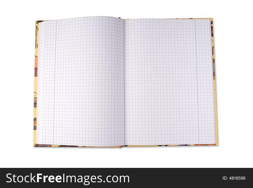 Blank note pages
