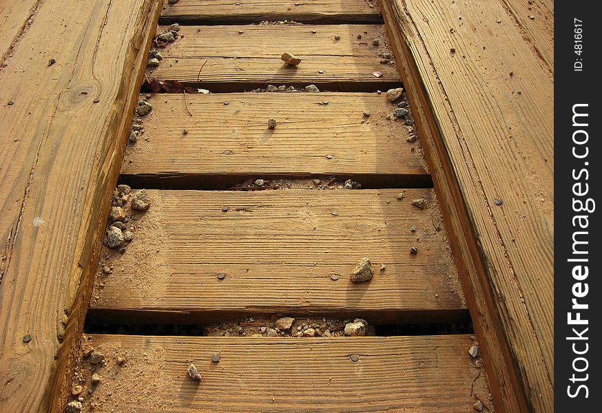 Closeup of Bridge Planks