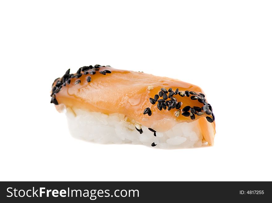 Sushi isolated on white background