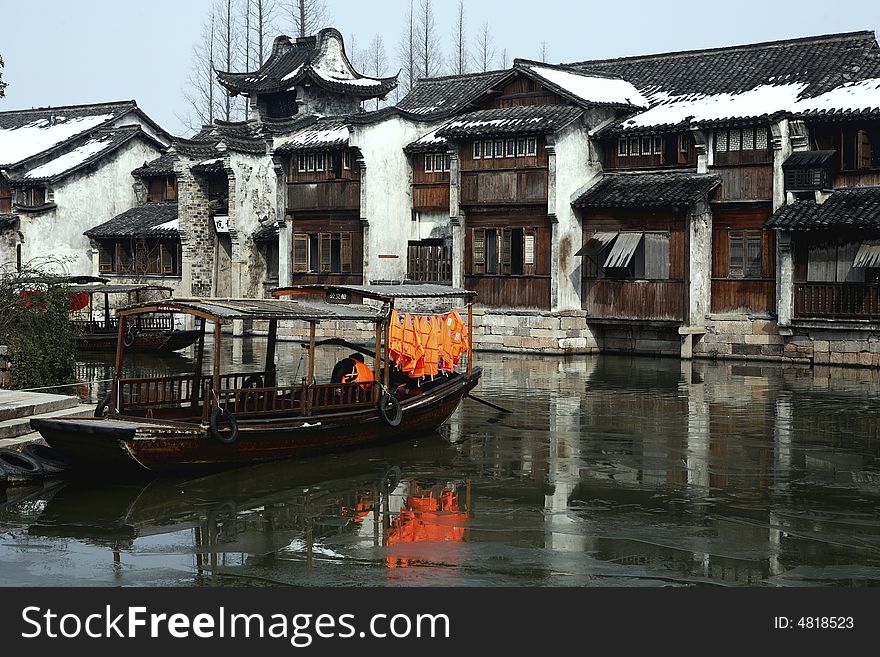 An Ancient Town On The Water