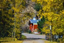 Country Barn In Autumn Stock Photography Country Barn In Autumn Stock Photography