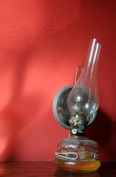 Old Oil Lamp Royalty Free Stock Photography Old Oil Lamp Royalty Free Stock Photography