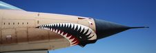 An F-105G Thunderchief Fighter Aircraft Royalty Free Stock Photography An F-105G Thunderchief Fighter Aircraft Royalty Free Stock Photography