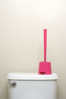 Toilet Brush Royalty Free Stock Photography Toilet Brush Royalty Free Stock Photography