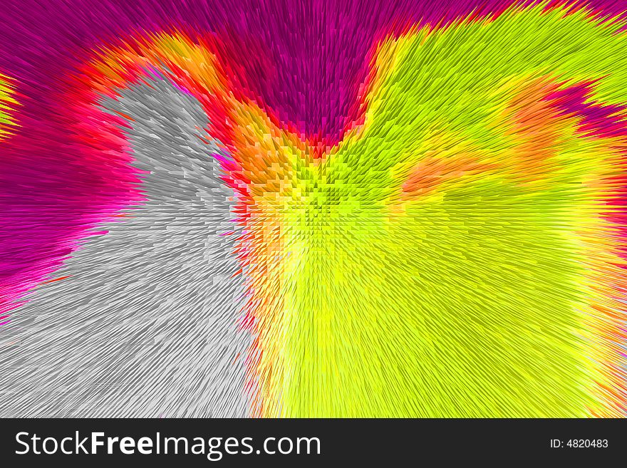 A burst of colors abstract background. A burst of colors abstract background