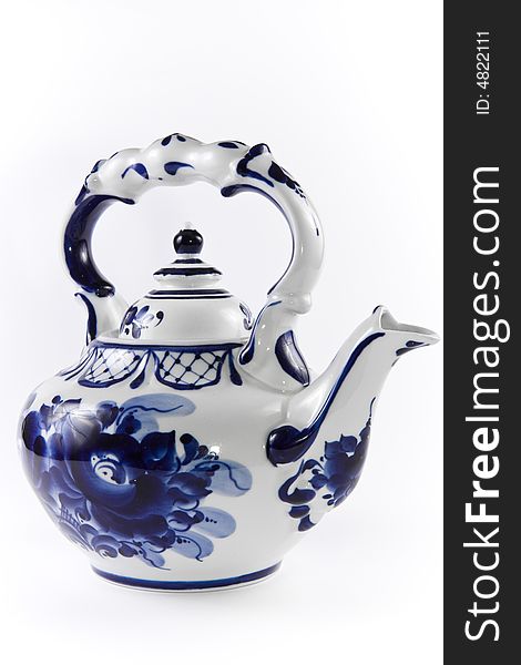 Rare china artifact tea pot. Hand Painted.