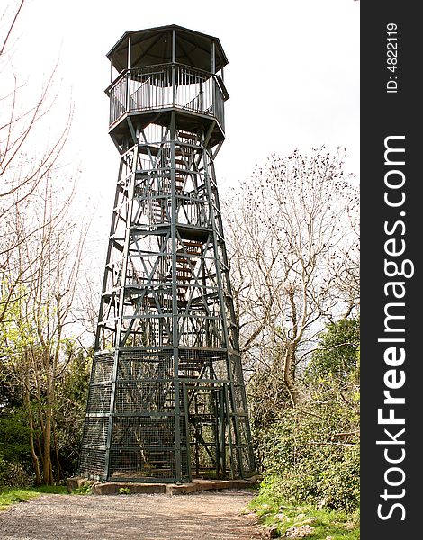 Observation tower in Cheddar gorge