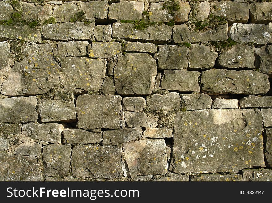 Traditional stone wall in Istria Croatia