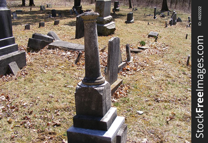 A vary old Grave yard. A vary old Grave yard