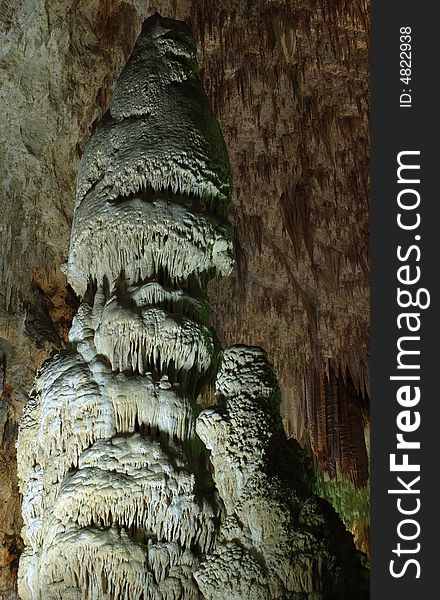 Cave scene along the Big Room Tour - Carlsbad Caverns National Park