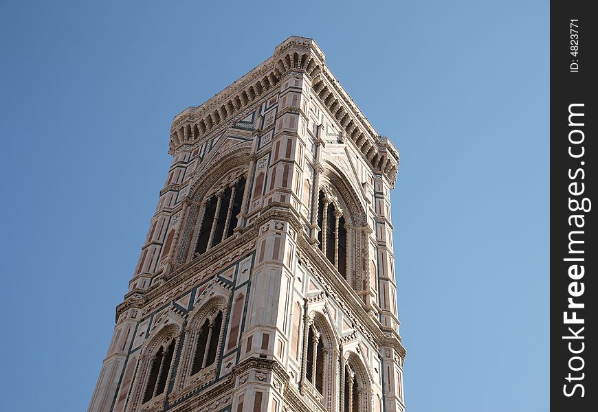 Tower of Duomo in Florence - Italy. Tower of Duomo in Florence - Italy