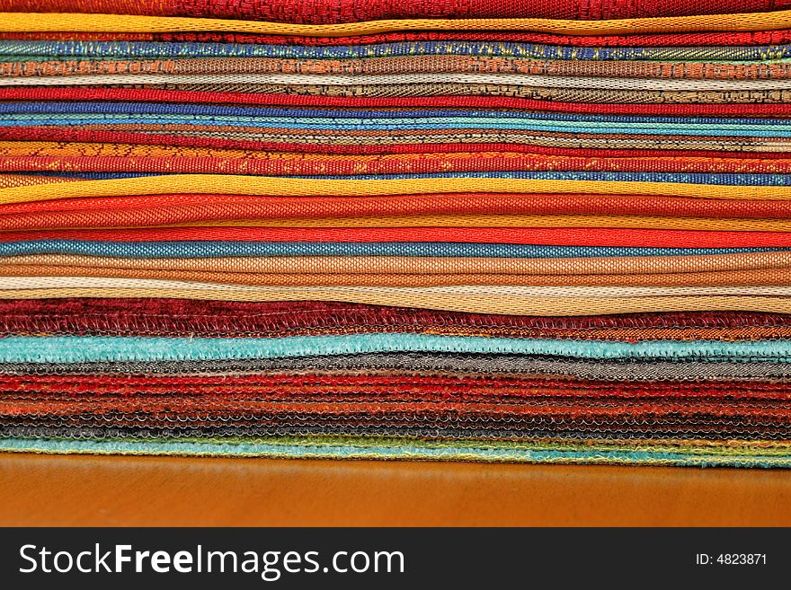 Samples of fabric