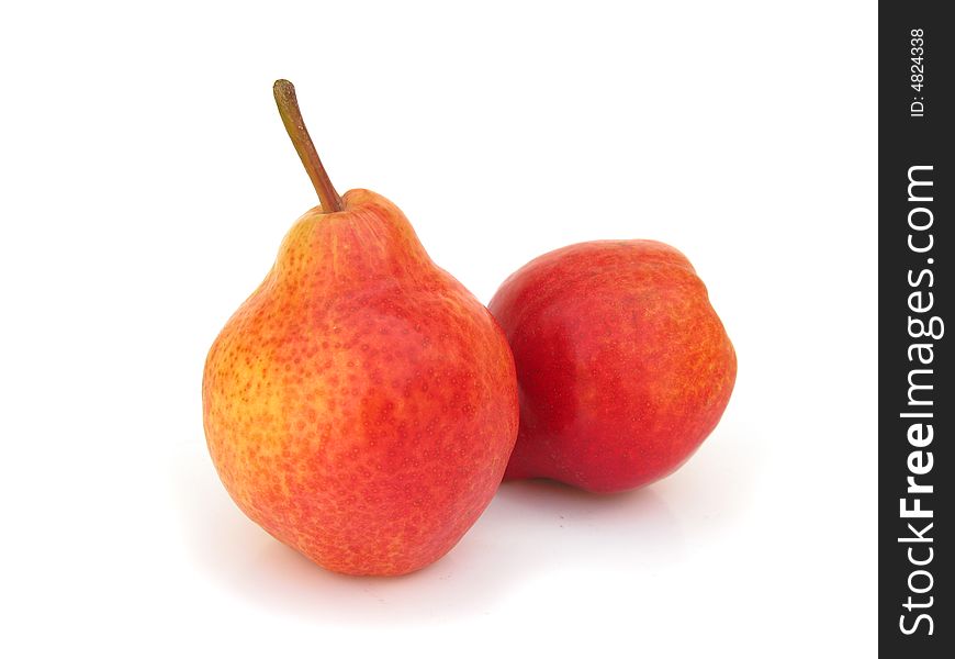 Pears Isolated On White Background