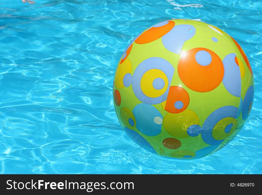 Swimming Ballon  In Pool