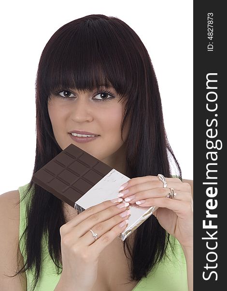 Woman With A Chocolate
