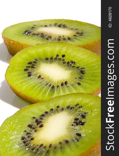 Fresh Kiwi fruit close up