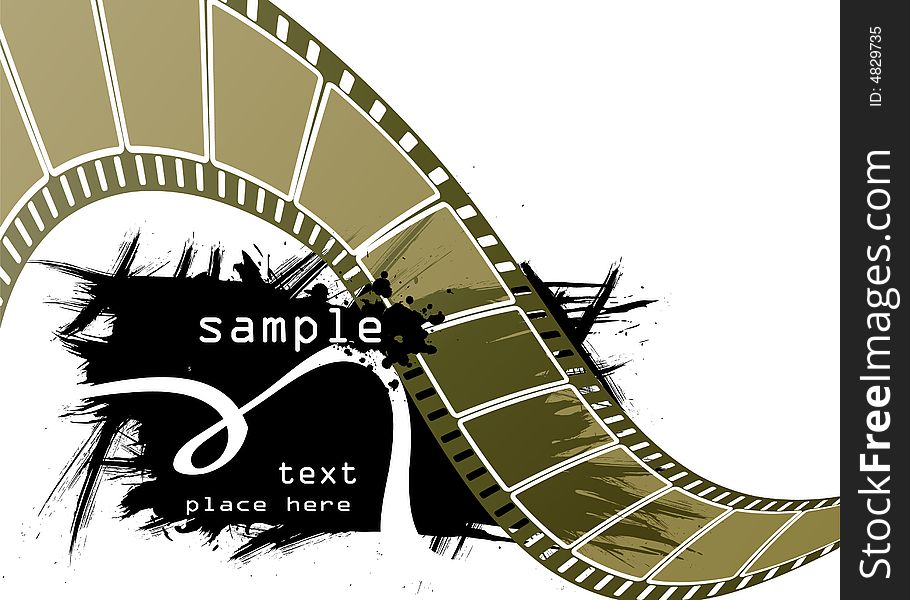 This is a editable film strip vector for your advert. This is a editable film strip vector for your advert.
