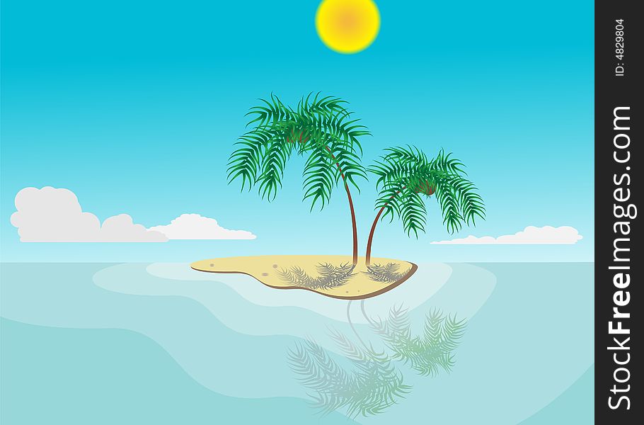 Sunny Tropic Vector