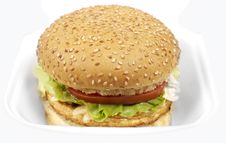 Burger Series Stock Image Burger Series Stock Image