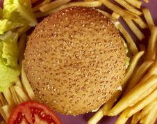Burger Series Stock Photography Burger Series Stock Photography