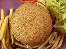 Burger Series Royalty Free Stock Photos Burger Series Royalty Free Stock Photos