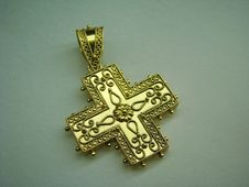 Golden Cross Royalty Free Stock Photos Golden Cross Royalty Free Stock Photos