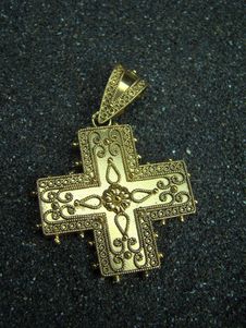 Golden Cross Jewel Stock Images Golden Cross Jewel Stock Images