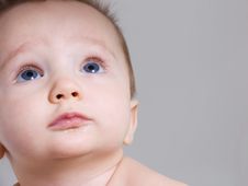 Curious Baby Royalty Free Stock Photo