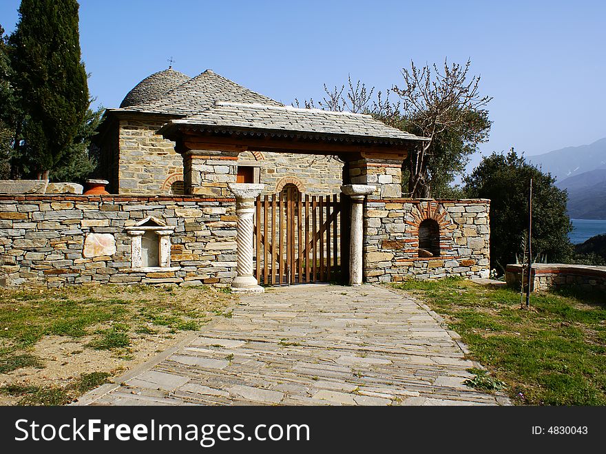 A photo of Monastery St. Andrea, Mount Athos, Greece