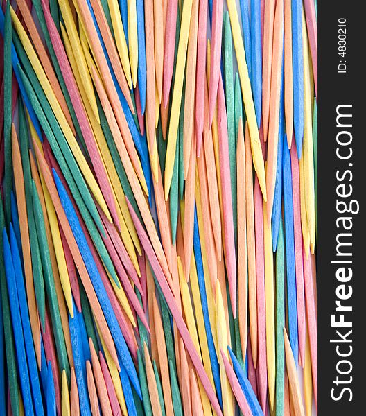 Colored Toothpicks