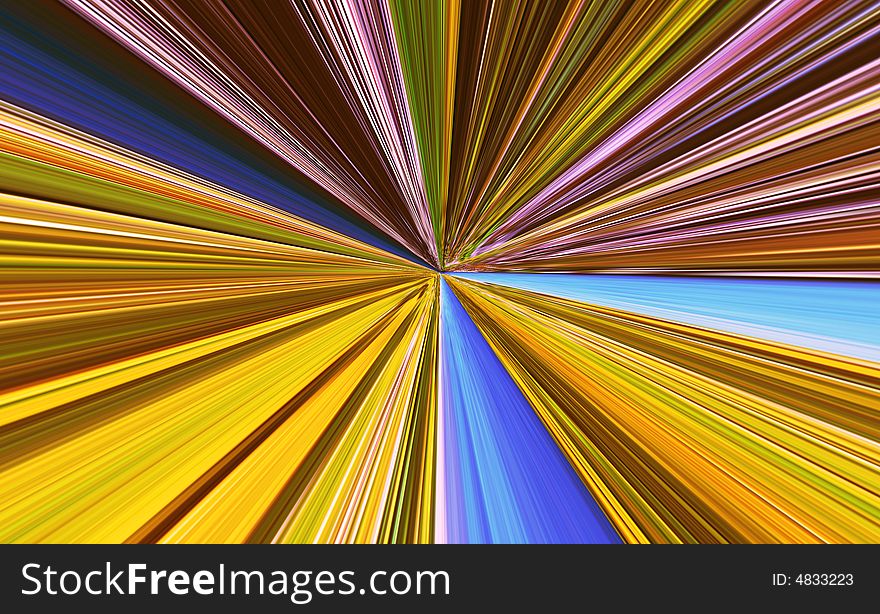 Abstract linear color background. Illustration.