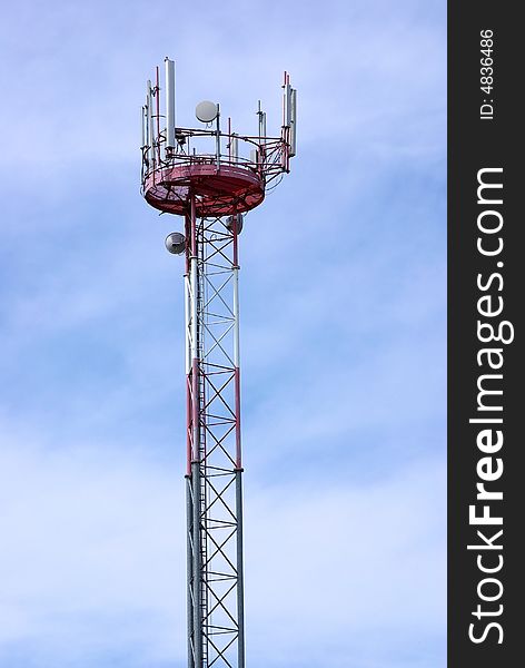 Modern antenna of communication for telephone. Modern antenna of communication for telephone.