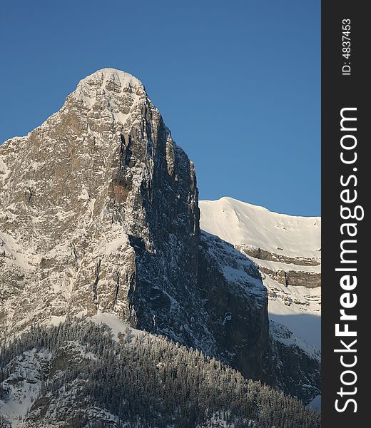 Mount Rundle in the Canadian Rockies