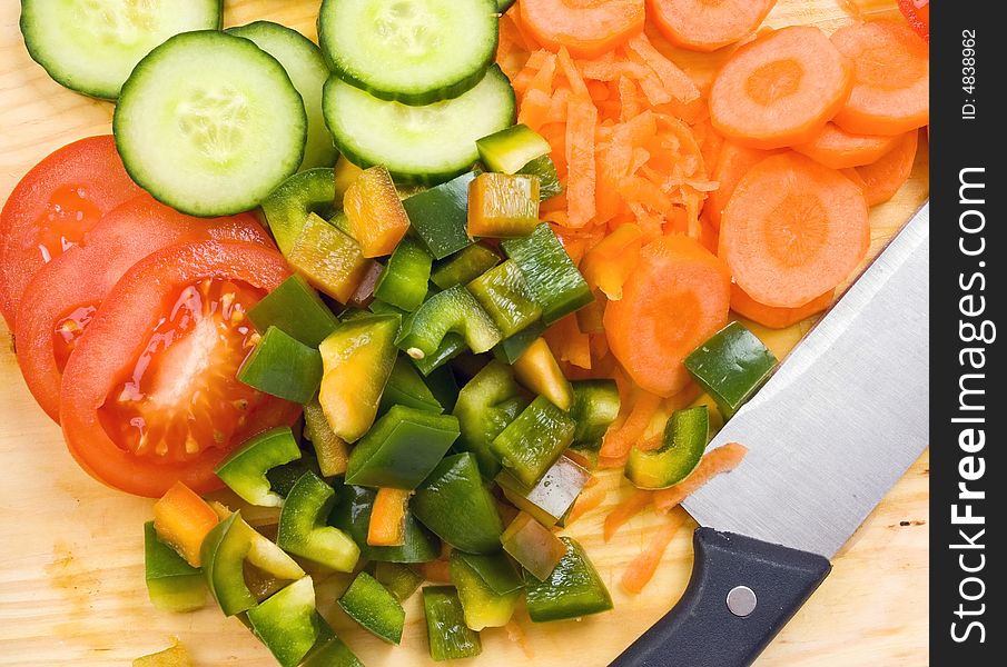 Fresh vegetables, healthy diet, close-up