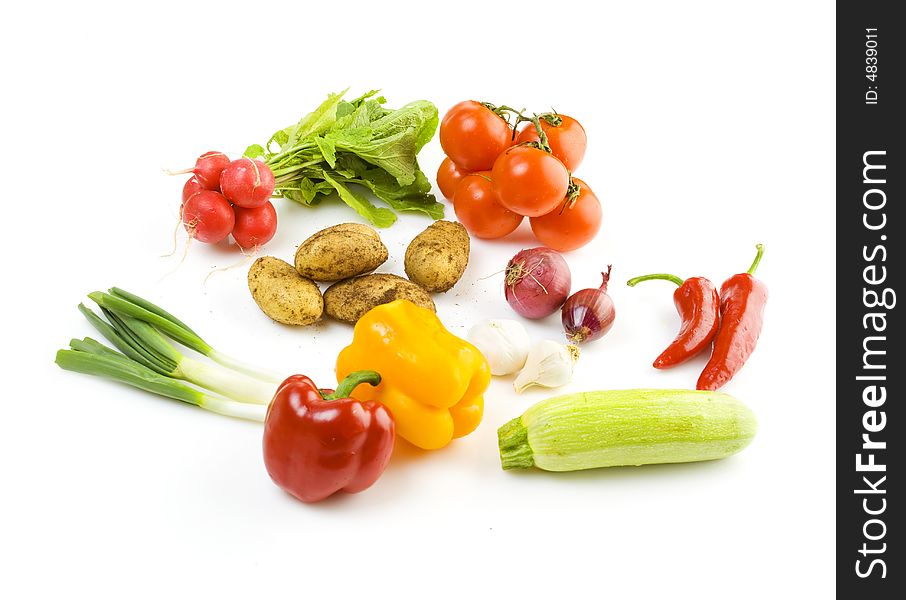 Fresh vegetables, healthy diet