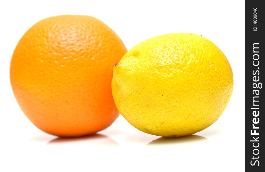 Orange and lemon