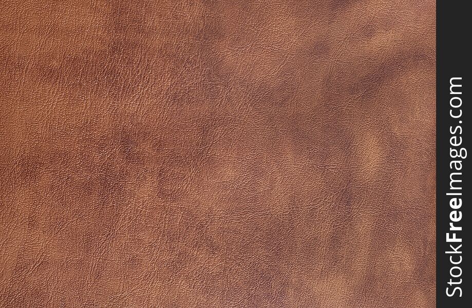 Close up of background with brown imitation skin