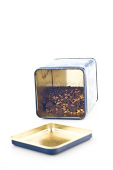 Tea Box With Tea Stock Image Tea Box With Tea Stock Image