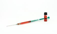 Syringe And Vial Royalty Free Stock Photos Syringe And Vial Royalty Free Stock Photos