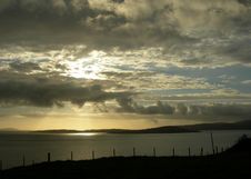 Scottish Sunset Royalty Free Stock Images Scottish Sunset Royalty Free Stock Images