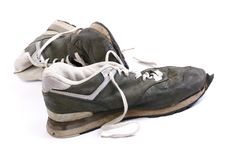 Old Grungy Running Shoes Stock Photos Old Grungy Running Shoes Stock Photos