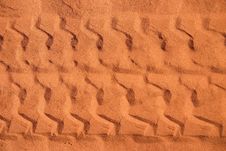 Car Tracks In Sand Royalty Free Stock Image Car Tracks In Sand Royalty Free Stock Image