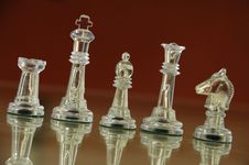 Cristal Chess Royalty Free Stock Photography Cristal Chess Royalty Free Stock Photography