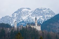 Castle Neuschwanstein Royalty Free Stock Photography Castle Neuschwanstein Royalty Free Stock Photography