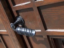 The Closed Arched Doorway Royalty Free Stock Image The Closed Arched Doorway Royalty Free Stock Image